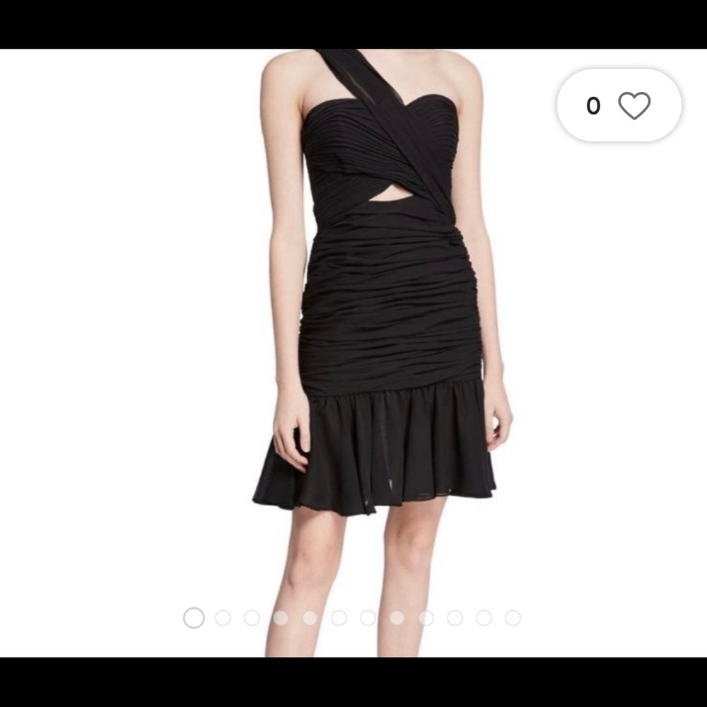 NWT! Jill Stuart Cross Halter Ruched Dress